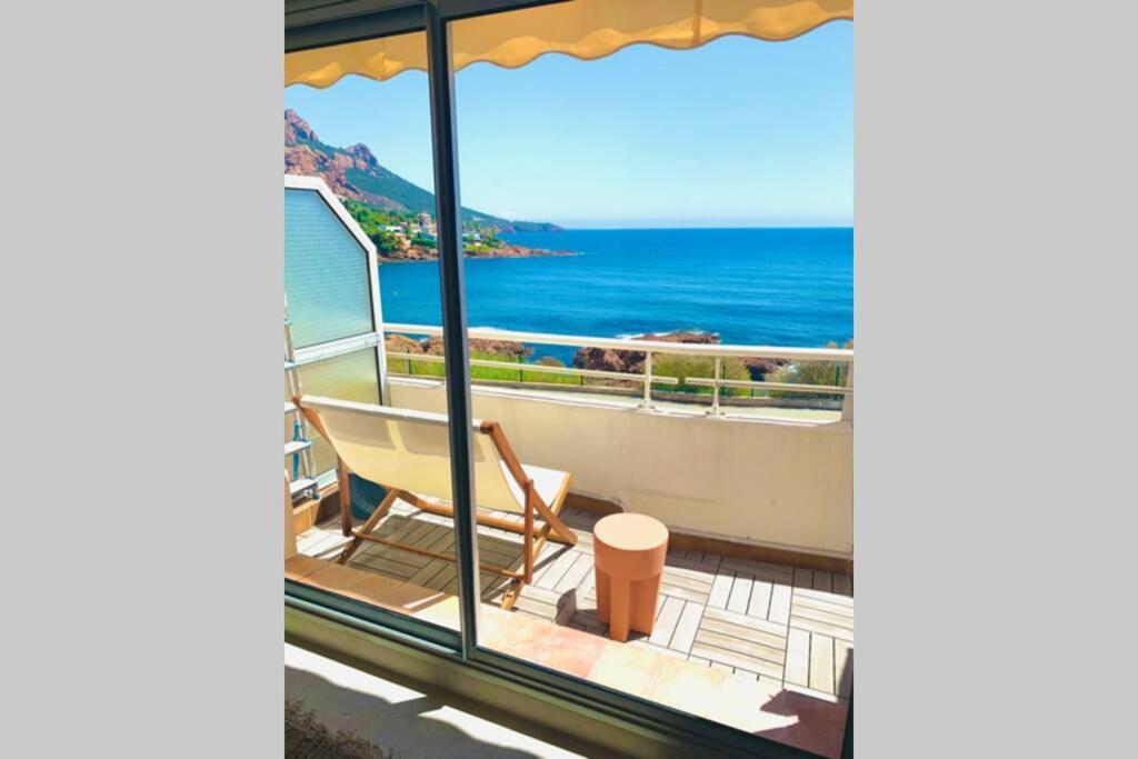 شقة Antheor - Vue Exceptionnelle - Refait A Neuf 4 Couchages Saint-Raphaël المظهر الخارجي الصورة