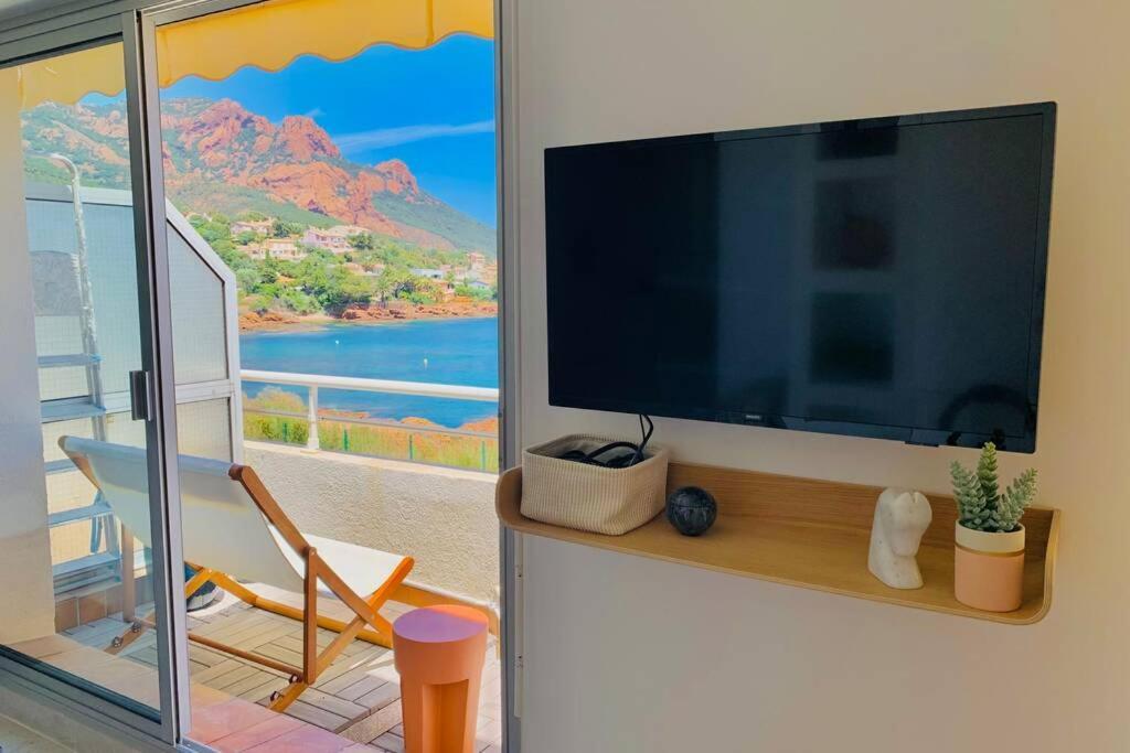 شقة Antheor - Vue Exceptionnelle - Refait A Neuf 4 Couchages Saint-Raphaël المظهر الخارجي الصورة