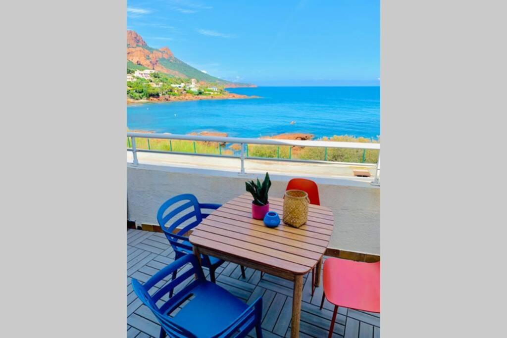 شقة Antheor - Vue Exceptionnelle - Refait A Neuf 4 Couchages Saint-Raphaël المظهر الخارجي الصورة